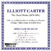 Album artwork for Carter: The Vocal Works (1975 - 1981)