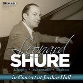 Album artwork for Leonard Shure in Concert at Jordan Hall
