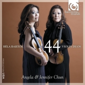 Album artwork for Bartok: 44 violin duos / Angela & Jennifer Chun