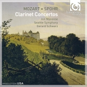Album artwork for Mozart & Spohr: Clarinet Concertos / Jon Manasse