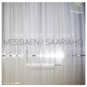 Album artwork for Messiaen, Saariaho: The Edge of Light. Cheng/Calde