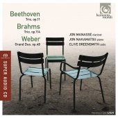 Album artwork for BEETHOVEN. BRAHMS. Trios. Manasse/Nakamatsu/Greens