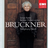 Album artwork for Bruckner: Symphony no 4 / Simon Rattle