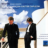 Album artwork for Brahms: Double Concerto, Clarinet Quintet (Capucon