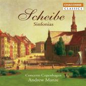 Album artwork for Scheibe: Sinfonias / Andrew Manze, Concerto Copenh