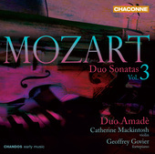Album artwork for Mozart: Duo Sonatas Vol. 3