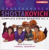 Album artwork for Shostakovich: COMPLETE STRING QUARTETS vol.6