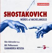 Album artwork for Shostakovich: WORKS OF MICHELANGELO