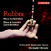 Album artwork for RUBBRA: MISSA CANTUARIENSIS / MISSA IN HONOREM