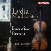 Album artwork for Lydia Mordkovitch: Plays Baecwicz & Enescu