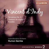 Album artwork for D'Indy: Orchestral Works Vol. 2 (Gamba)