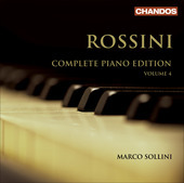 Album artwork for Rossini: Piano Works Vol. 4 (Sollini)