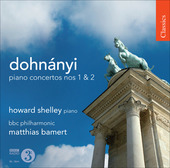 Album artwork for Dohnanyi: Piano Concertos Nos. 1 & 2 / Shelley