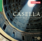 Album artwork for Casella: Symphony No. 2 & Scarlattiana