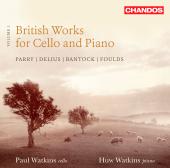 Album artwork for British Works for Cello and Piano / Watkins