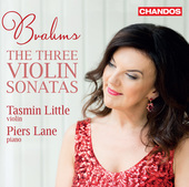 Album artwork for Brahms: The 3 Violin Sonatas / Tasmin Little