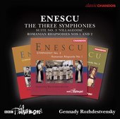 Album artwork for Enescu: The 3 Symphonies, Orchestral Suite No. 3 &