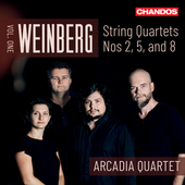 Album artwork for Weinberg: String Quartets, Vol. 1