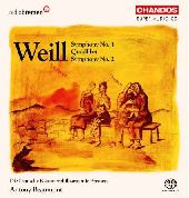 Album artwork for WEILL - SYMPHONIES 1 AND 2 ETC.