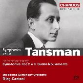Album artwork for Tansman: Symphonie Nos. 2 & 3 (Caetani)
