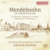 Album artwork for Mendelssohn in Birmingham / Gardner, CBSO