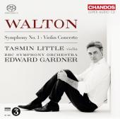 Album artwork for Walton: Symphony #1, Violin Concerto / Little, Gar