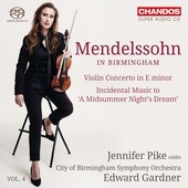 Album artwork for Mendelssohn in Birmingham, Vol. 4 / Pike, Gardner