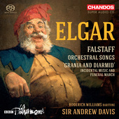 Album artwork for Elgar: Falstaff, Orchestral Songs and Grania & Dia