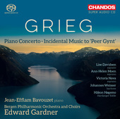 Album artwork for Grieg: Peer Gynt & Piano Concerto / Bavouzet, Gard
