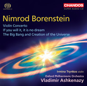 Album artwork for Borenstein: Violin Concerto, If You Will It, It Is