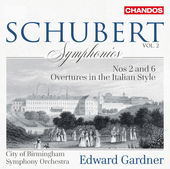 Album artwork for Schubert: Symphonies, Vol. 2 / Gardner