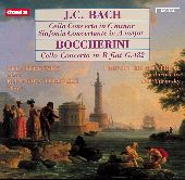 Album artwork for Bach / Boccherini: Cello Concertos (Turovsky)