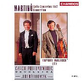 Album artwork for Martinu: Cello Concertos, Concertino (Wallfisch)