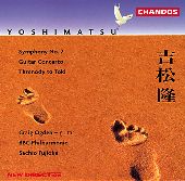 Album artwork for Yoshimatsu: Symphony No. 2, Guitar Concerto