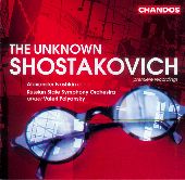 Album artwork for Shostakovich: The Unknown Shostakovich
