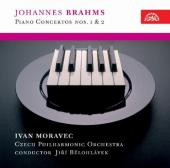 Album artwork for Brahms: Piano Concertos 1 & 2 (Moravec)