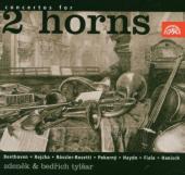 Album artwork for Concertos for Two Horns (Beethoven, Reicha, Rosett