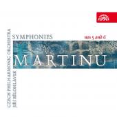 Album artwork for Martinu: Symphonies 5 & 6 / Belohlavek, Czech Phi