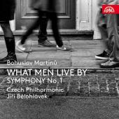 Album artwork for Martinu: Symphony #1, What Men Live By