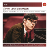 Album artwork for Peter Serkin Plays Mozart (Sony Classical Masters)