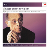 Album artwork for Rudolf Serkin Plays Bach (Sony Classical Masters)