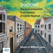 Album artwork for SHADOWS THE UNACCOMPANIED VIOLA SONATAS OF GÜNTER
