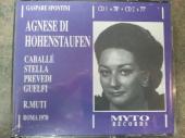 Album artwork for Spontini: Agnese di Hohenstaufen / Caballe, Muti