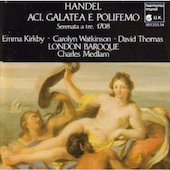 Album artwork for Handel: Aci, Galatea, e Polifemo / Kirkby, Thomas