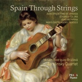 Album artwork for Spain Through Strings / Zemlinsky QT.