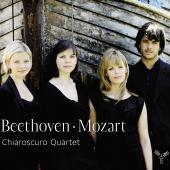 Album artwork for Beethoven, Mozart: String Quartets / Chiaroscuro