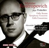 Album artwork for Rostropovich play Prokofiev
