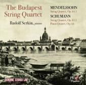 Album artwork for Budapest String Quartet - Mendelssohn & Schumann