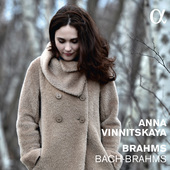Album artwork for Bach & Brahms / Vinnitskaya