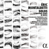Album artwork for Éric Montalbetti: Solos – A Personal Diary in M